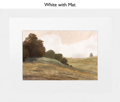 White With Mat