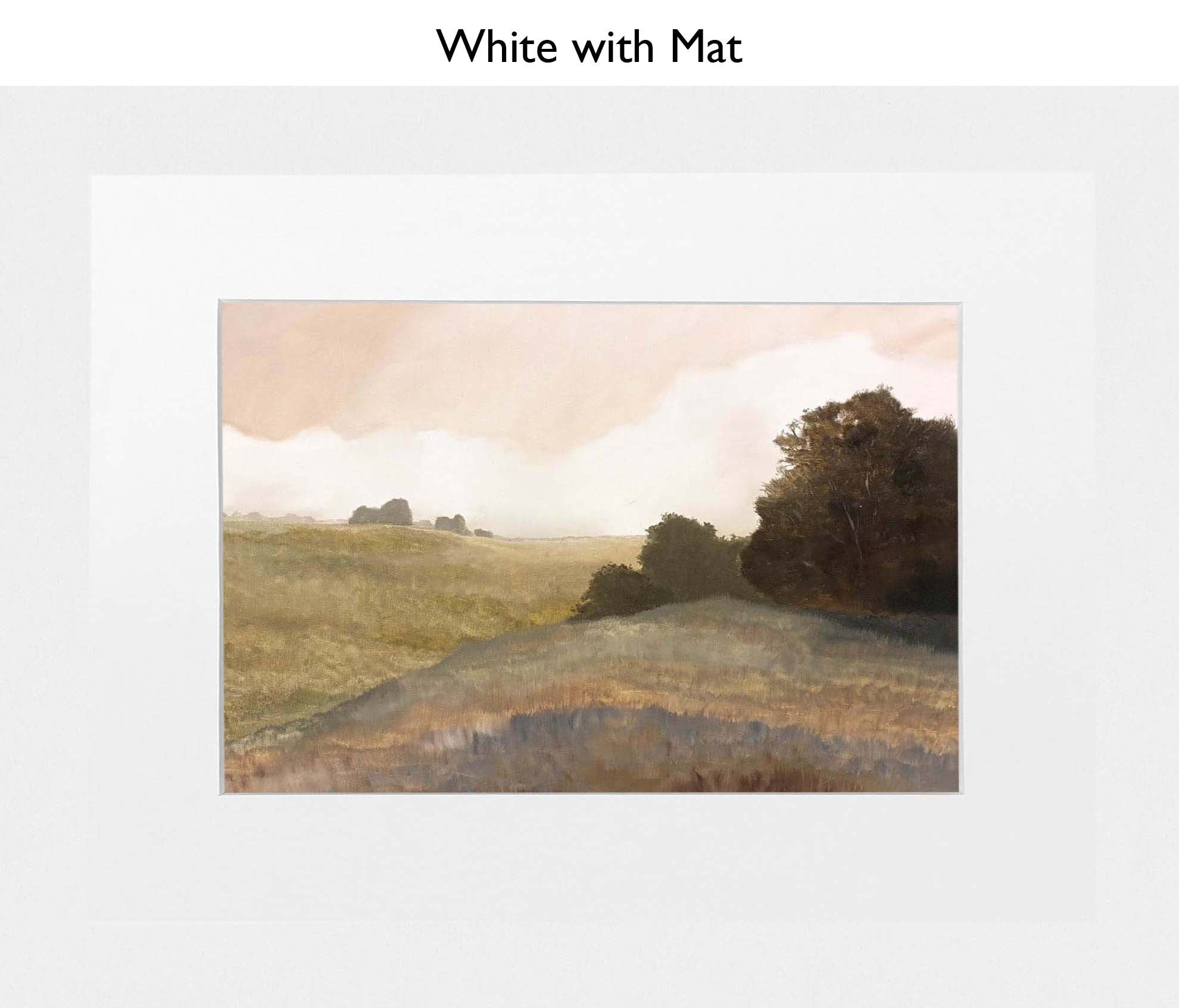 White With Mat