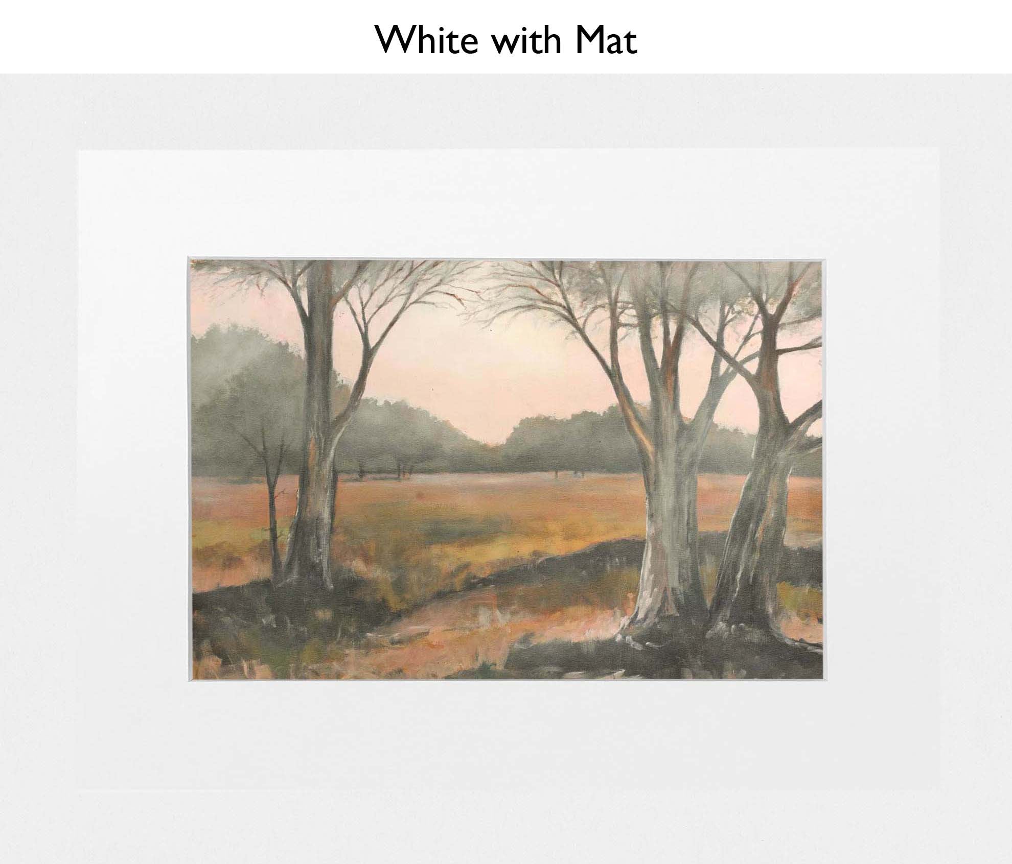 White With Mat