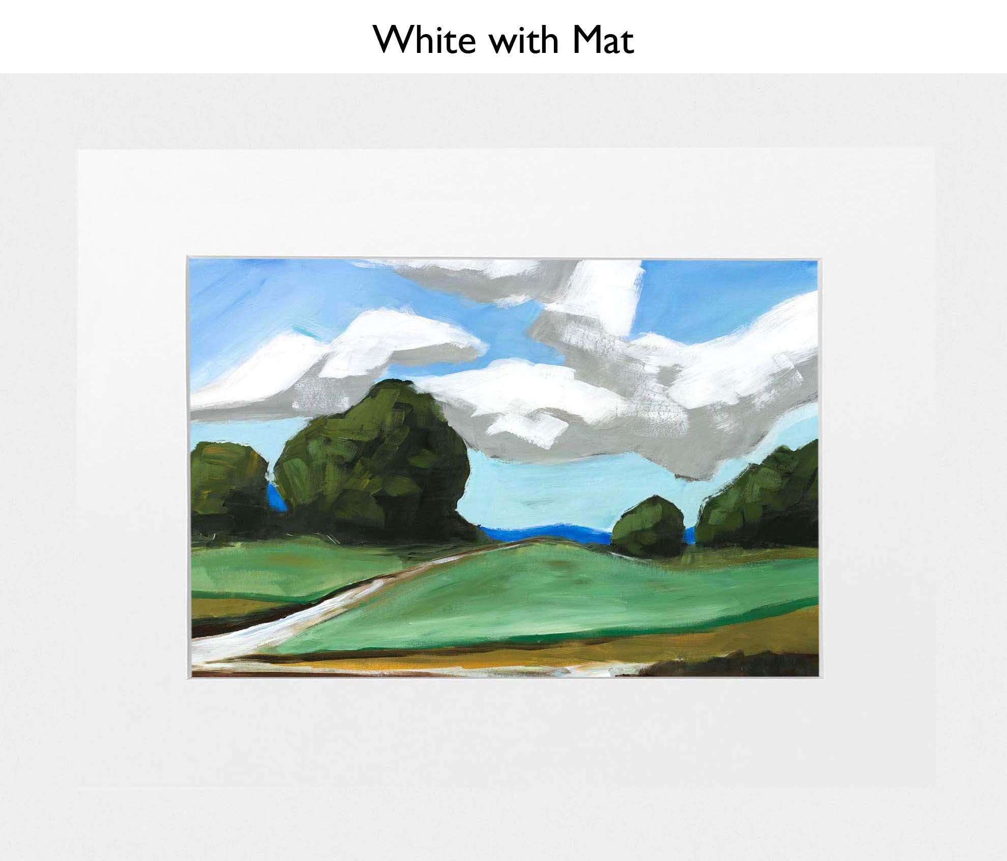 White With Mat