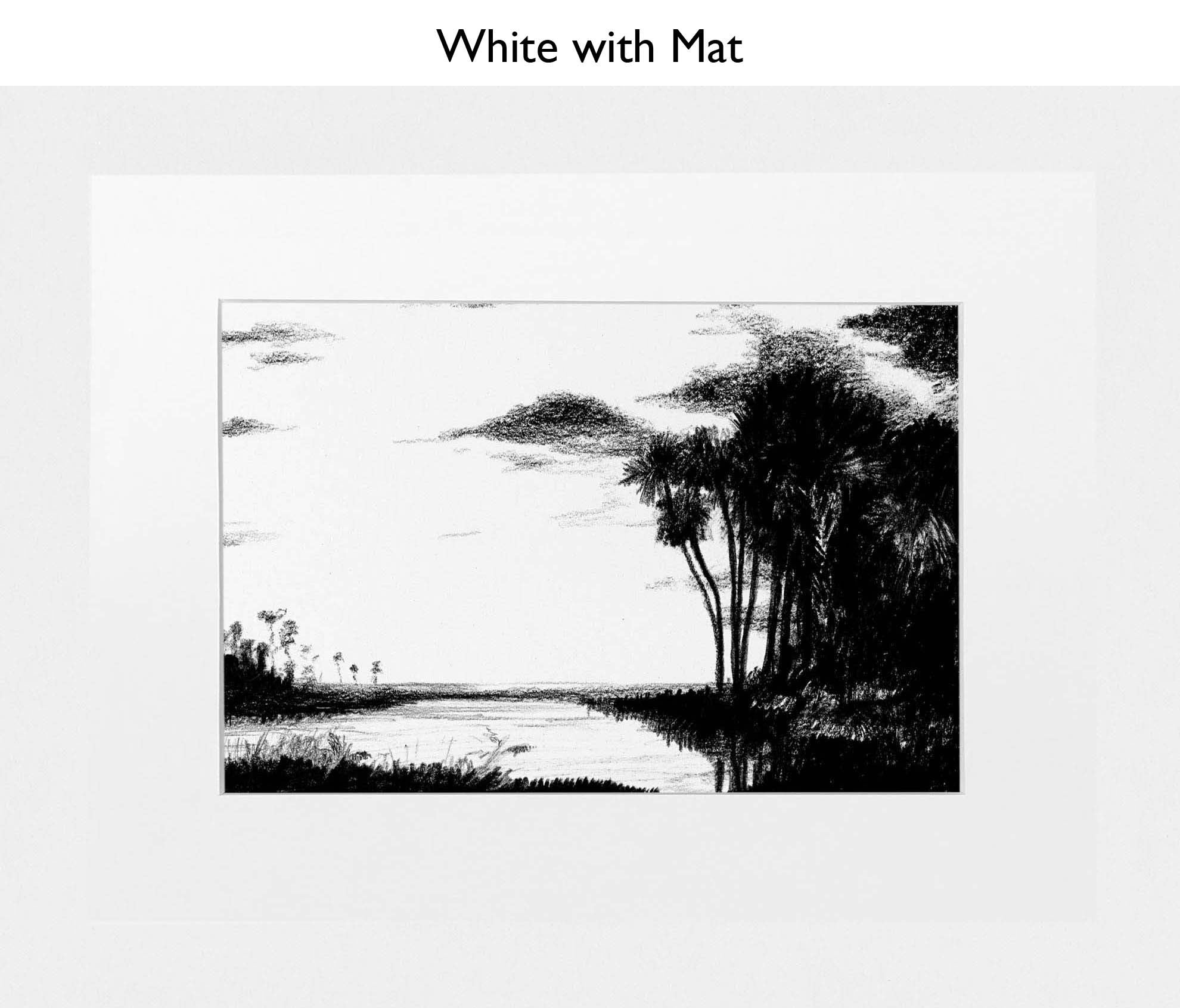 White With Mat