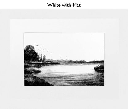 White With Mat