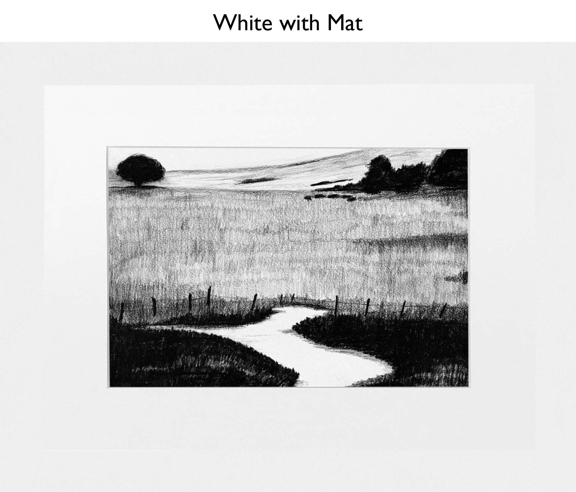 White With Mat