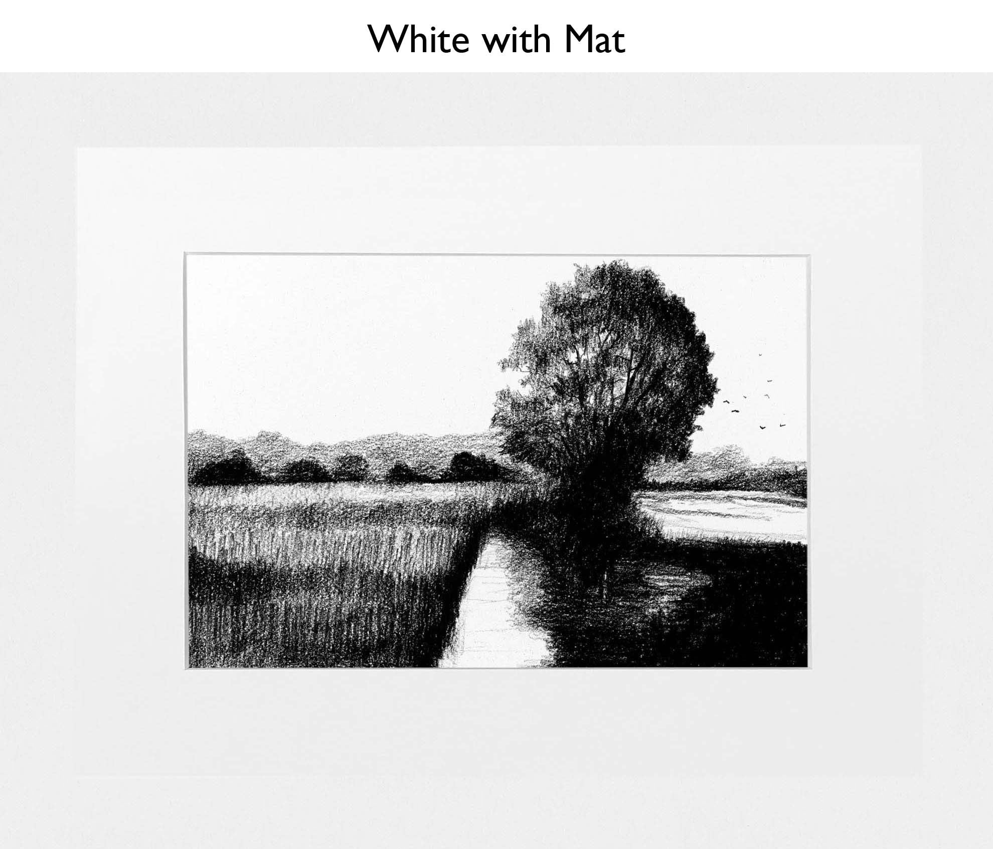 White With Mat