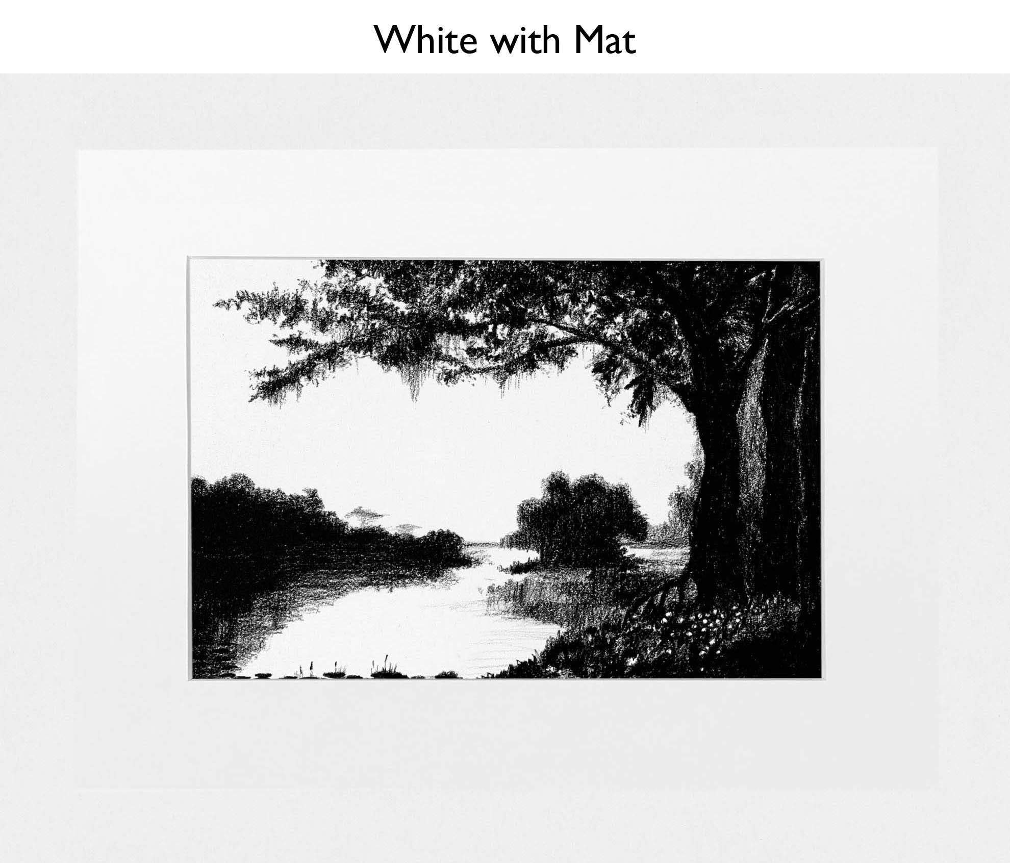 White With Mat
