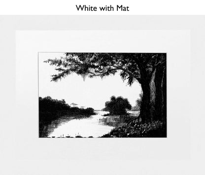White With Mat