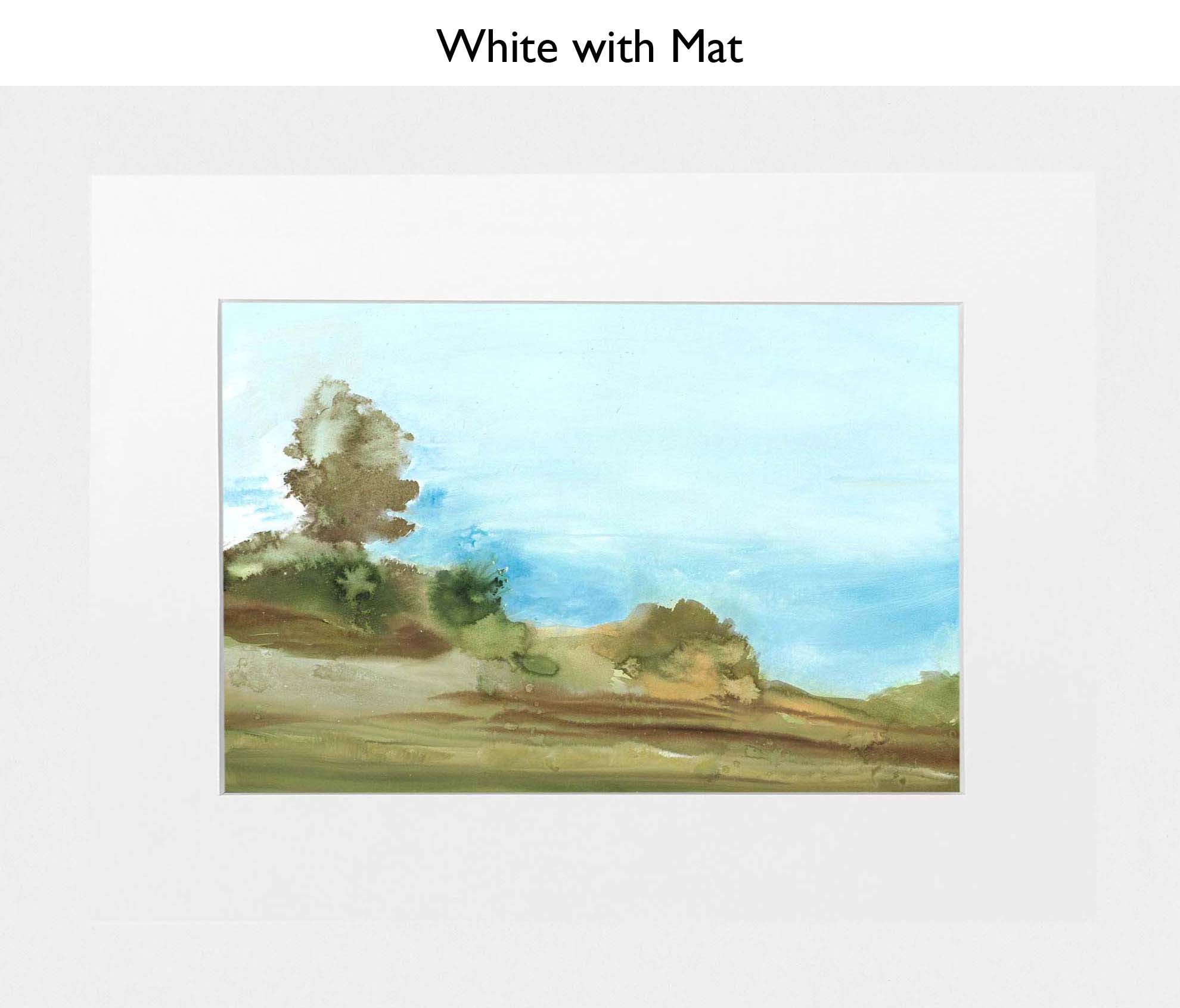 White With Mat