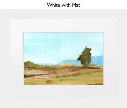 White With Mat