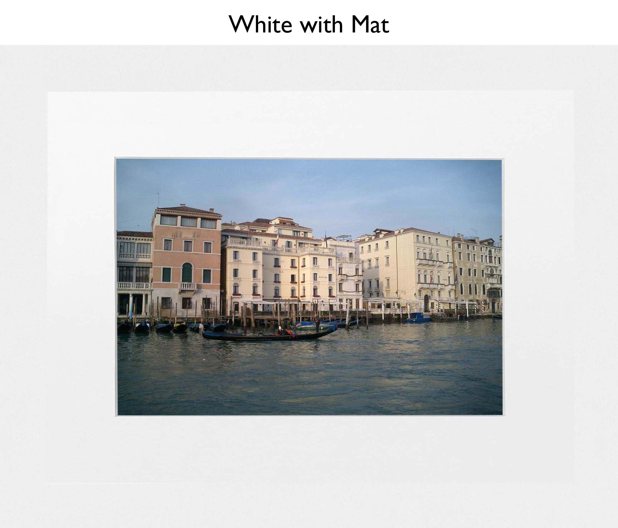 White With Mat