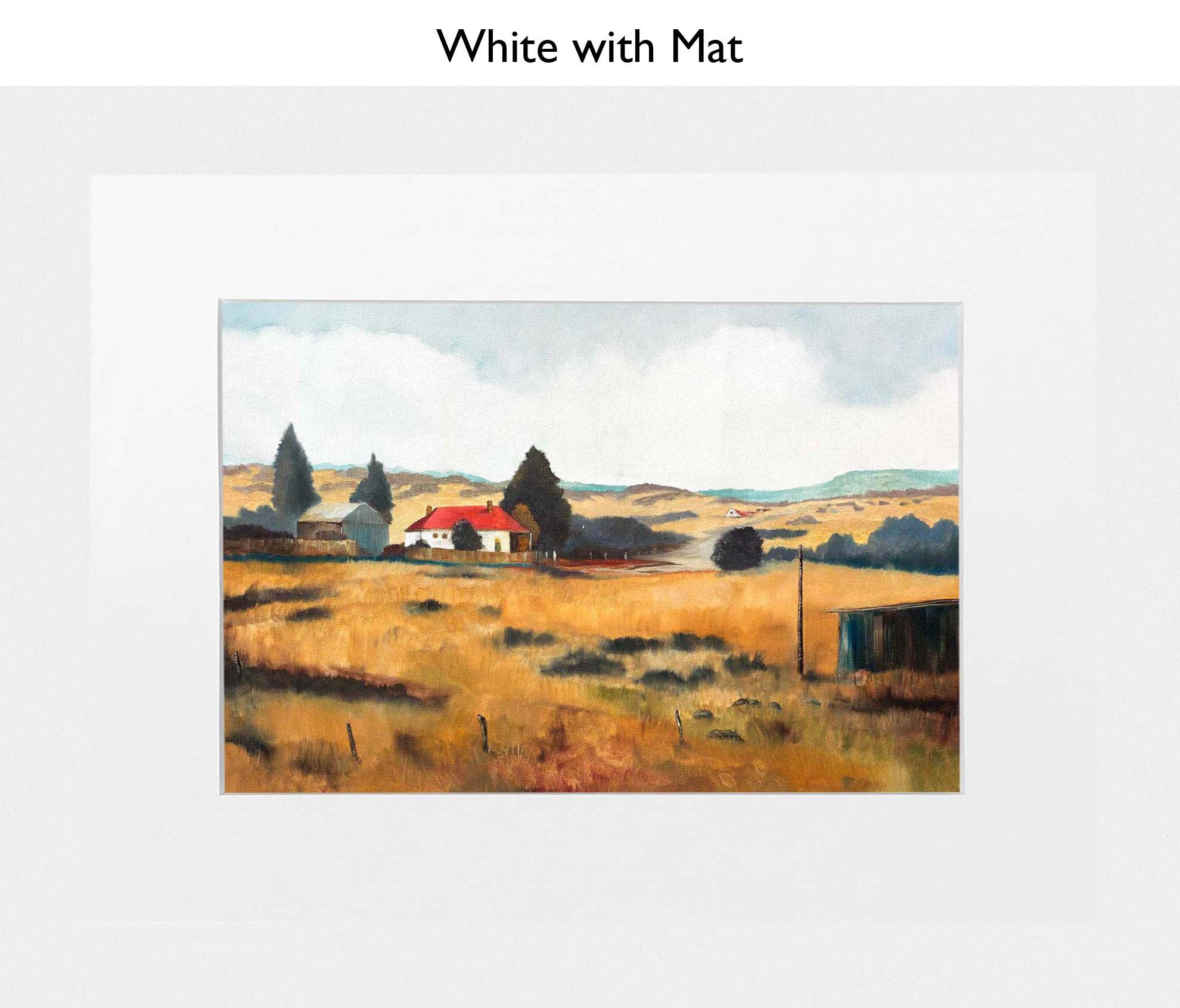 White With Mat