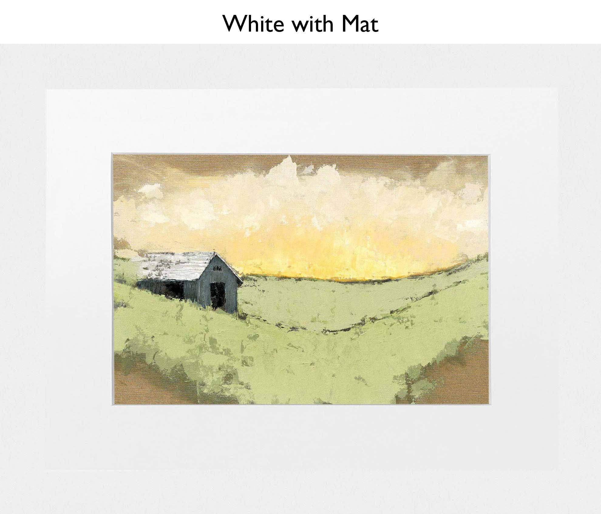 White With Mat