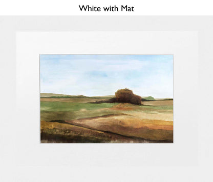 White With Mat