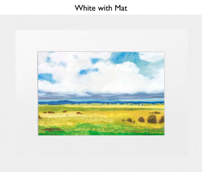 White With Mat