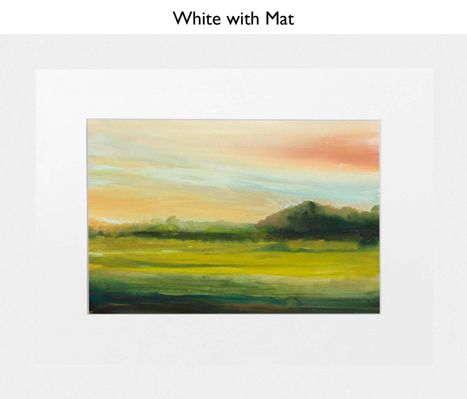 White With Mat