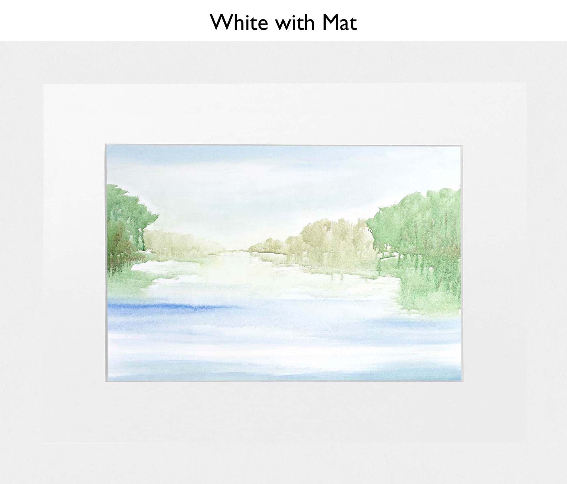White With Mat