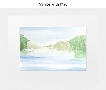 White With Mat