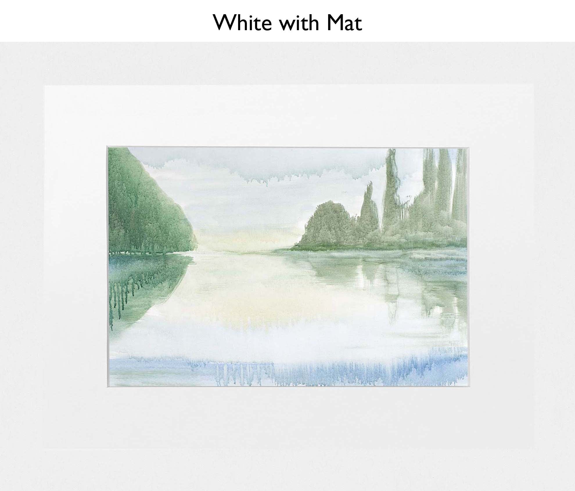 White With Mat