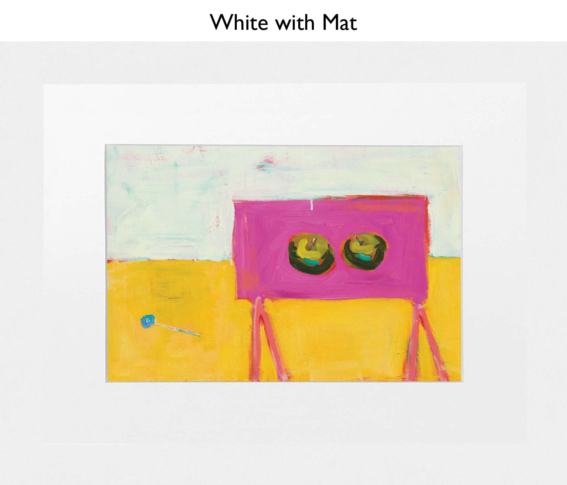 White With Mat