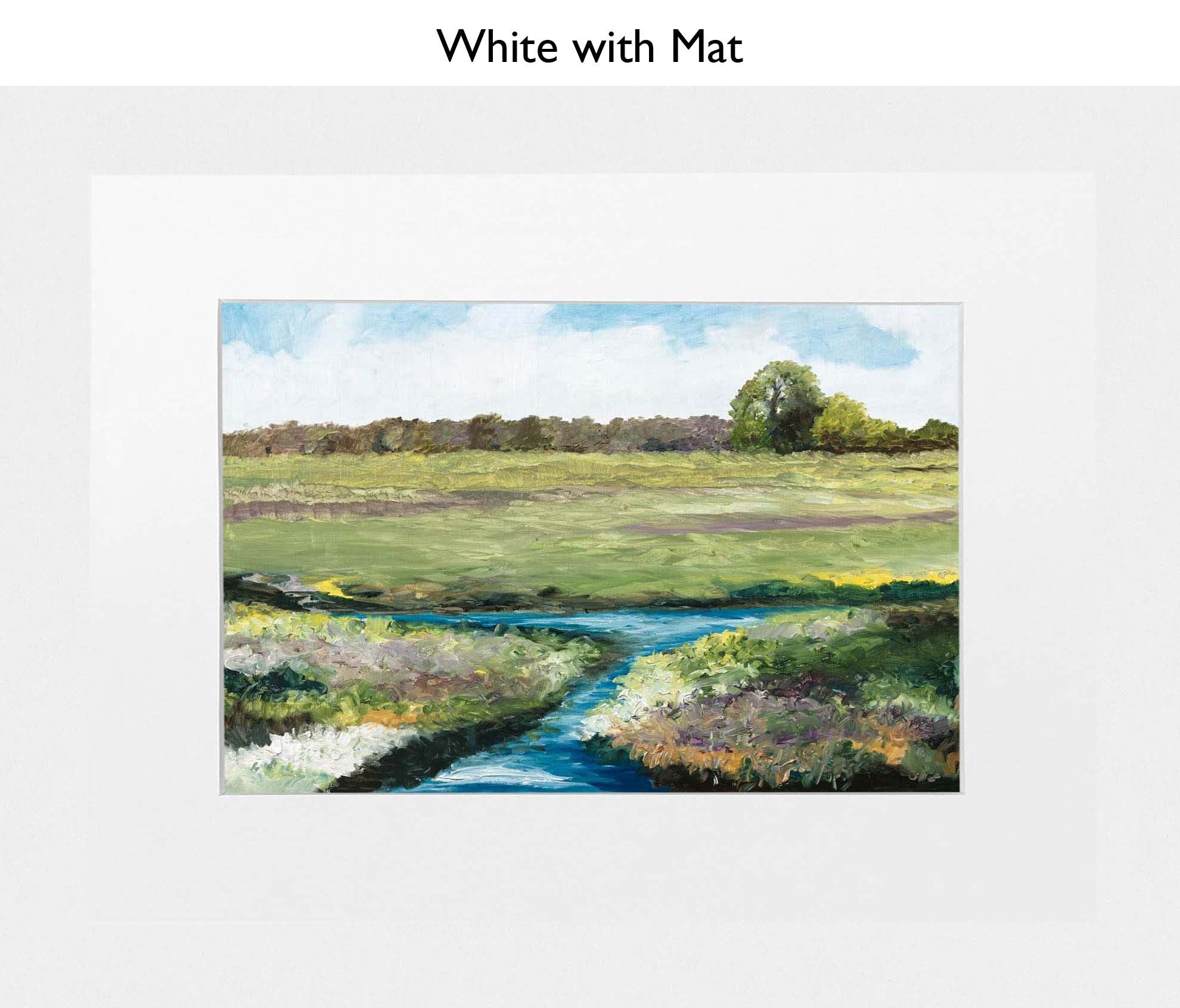 White With Mat