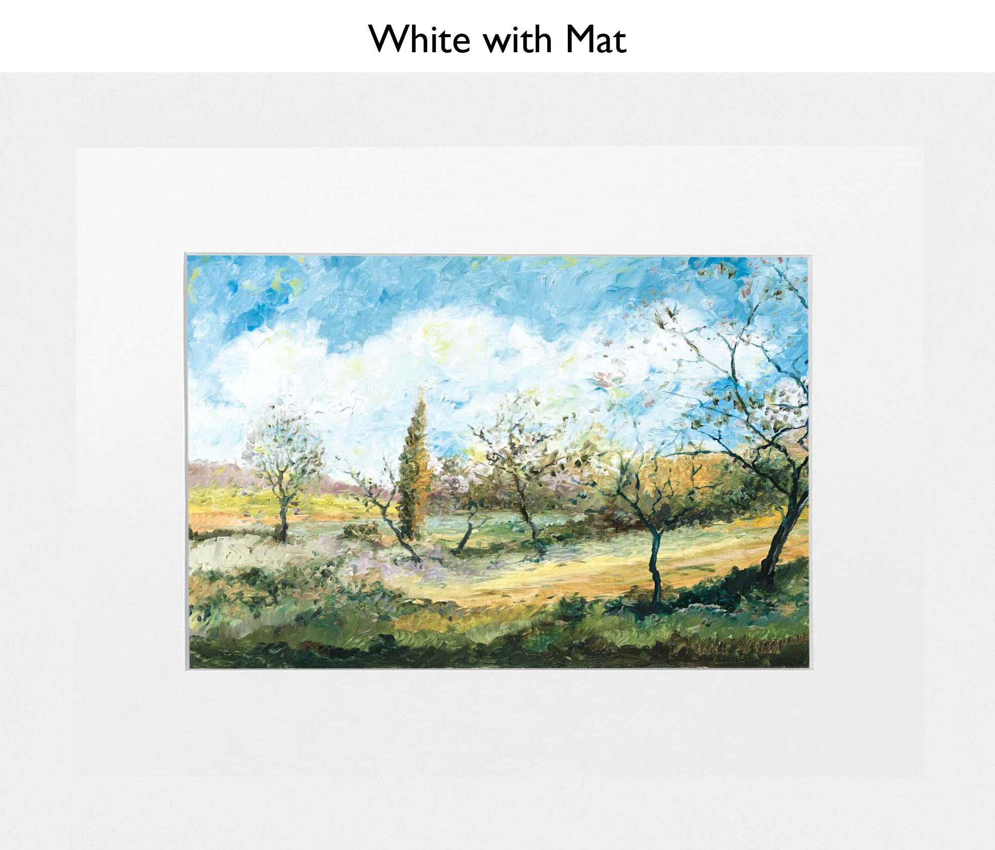 White With Mat
