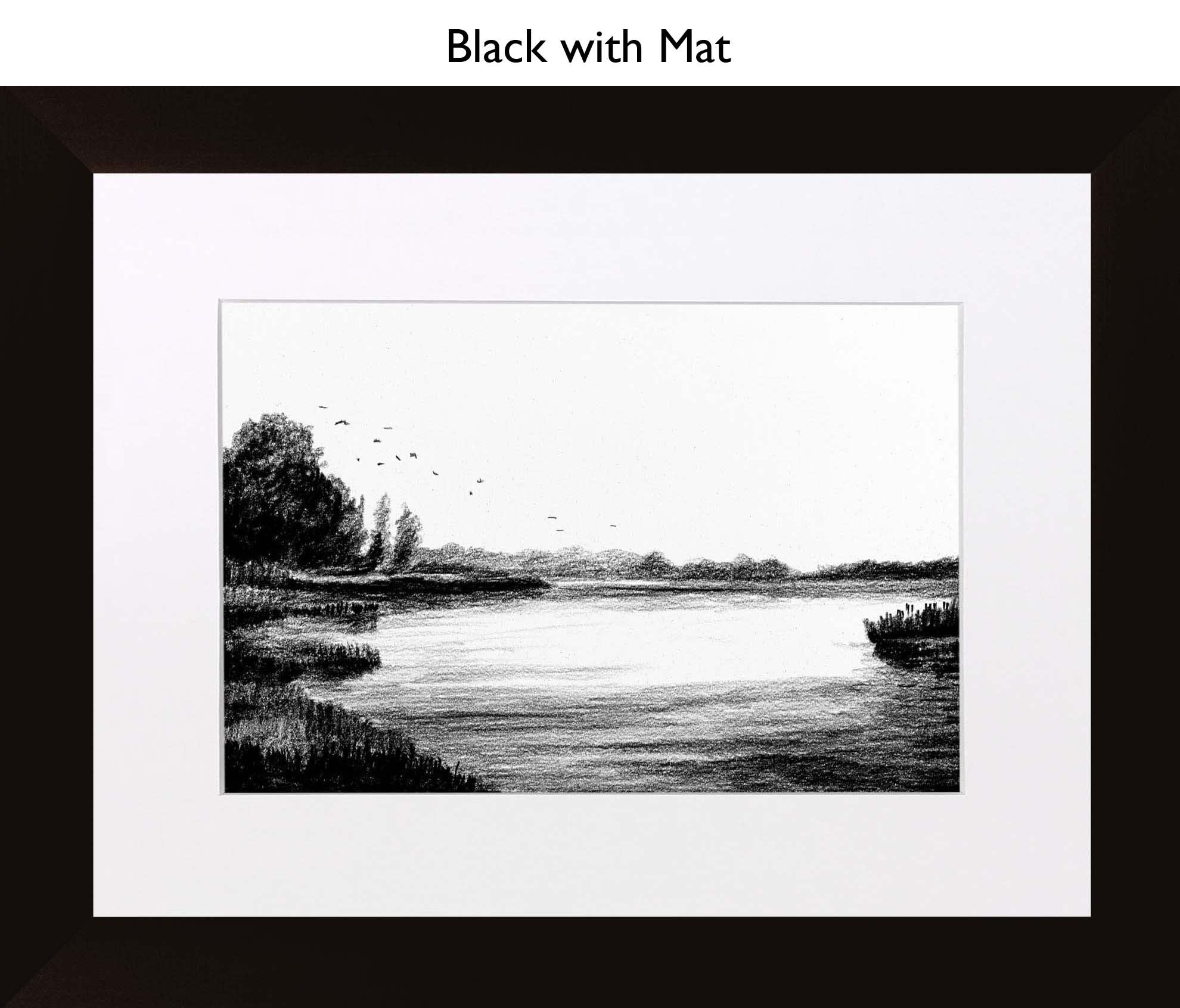 Black With Mat