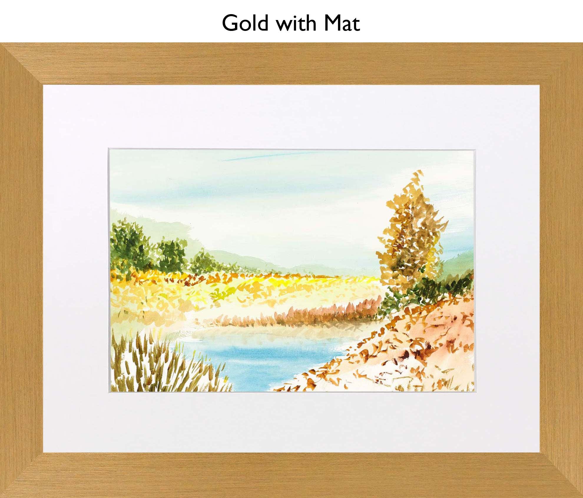 Gold With Mat
