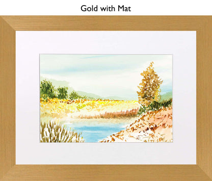Gold With Mat