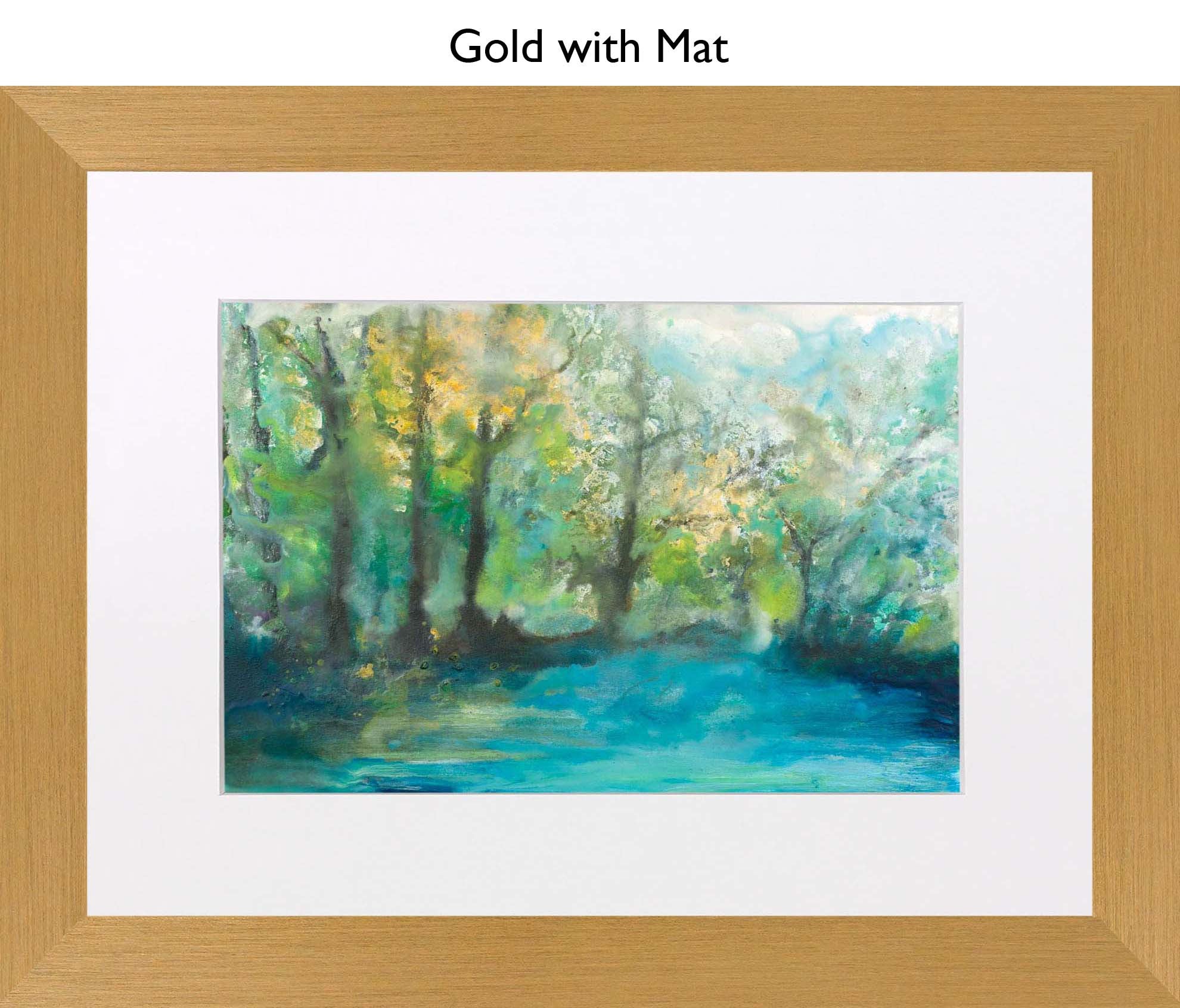 Gold With Mat