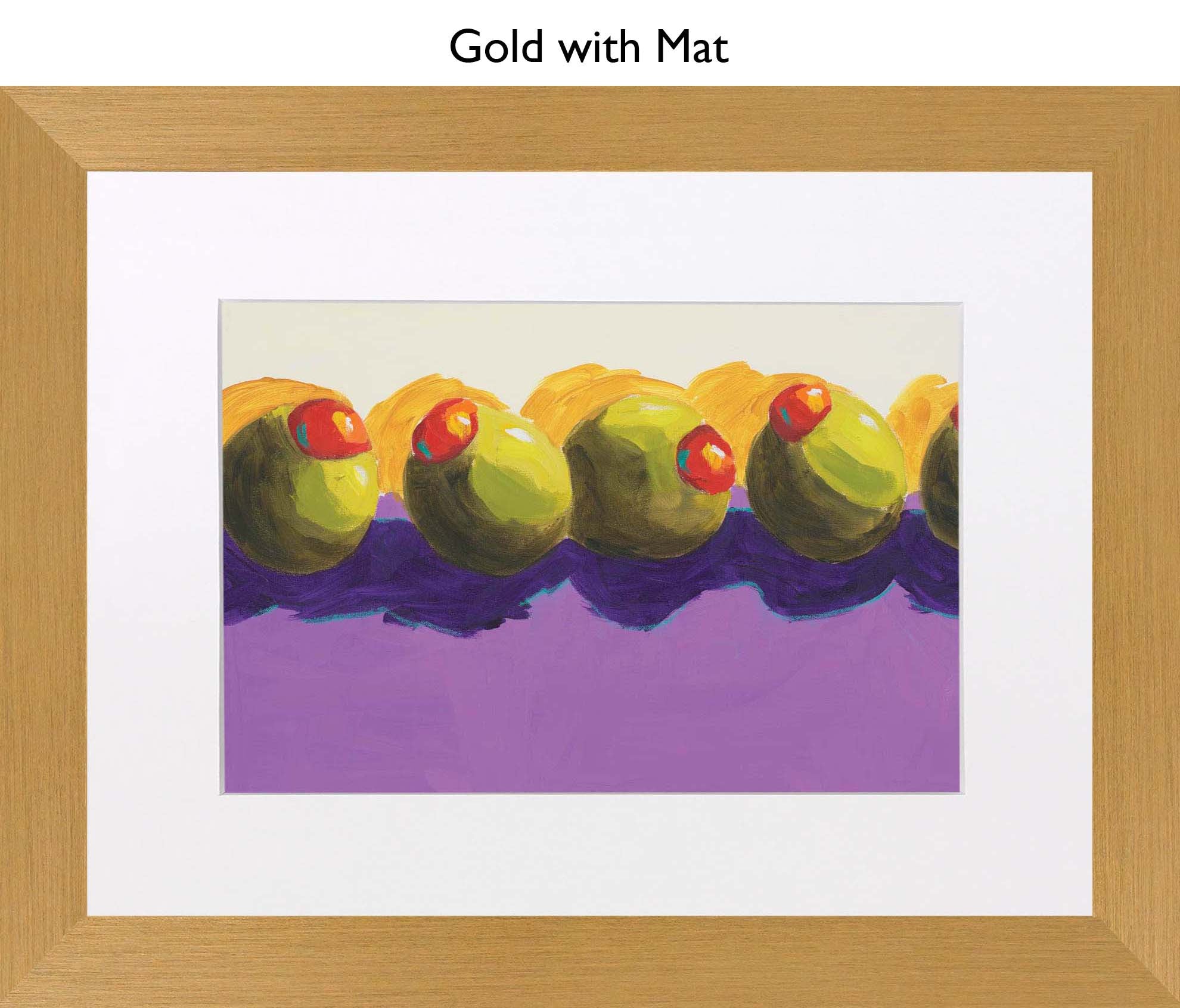Gold With Mat
