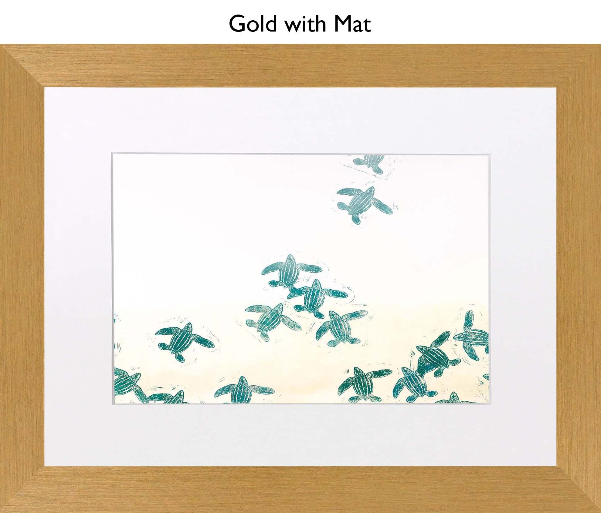 Gold With Mat