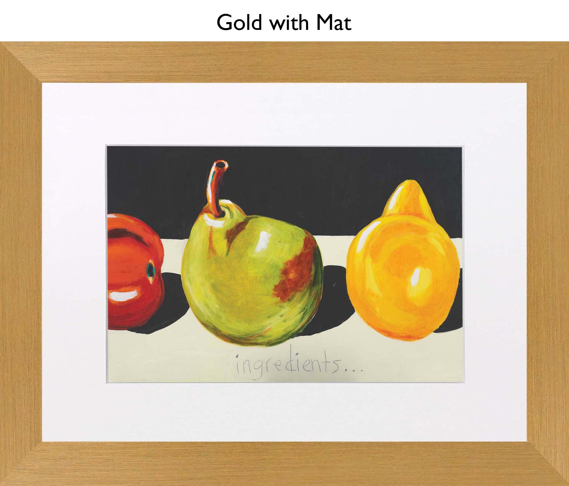 Gold With Mat
