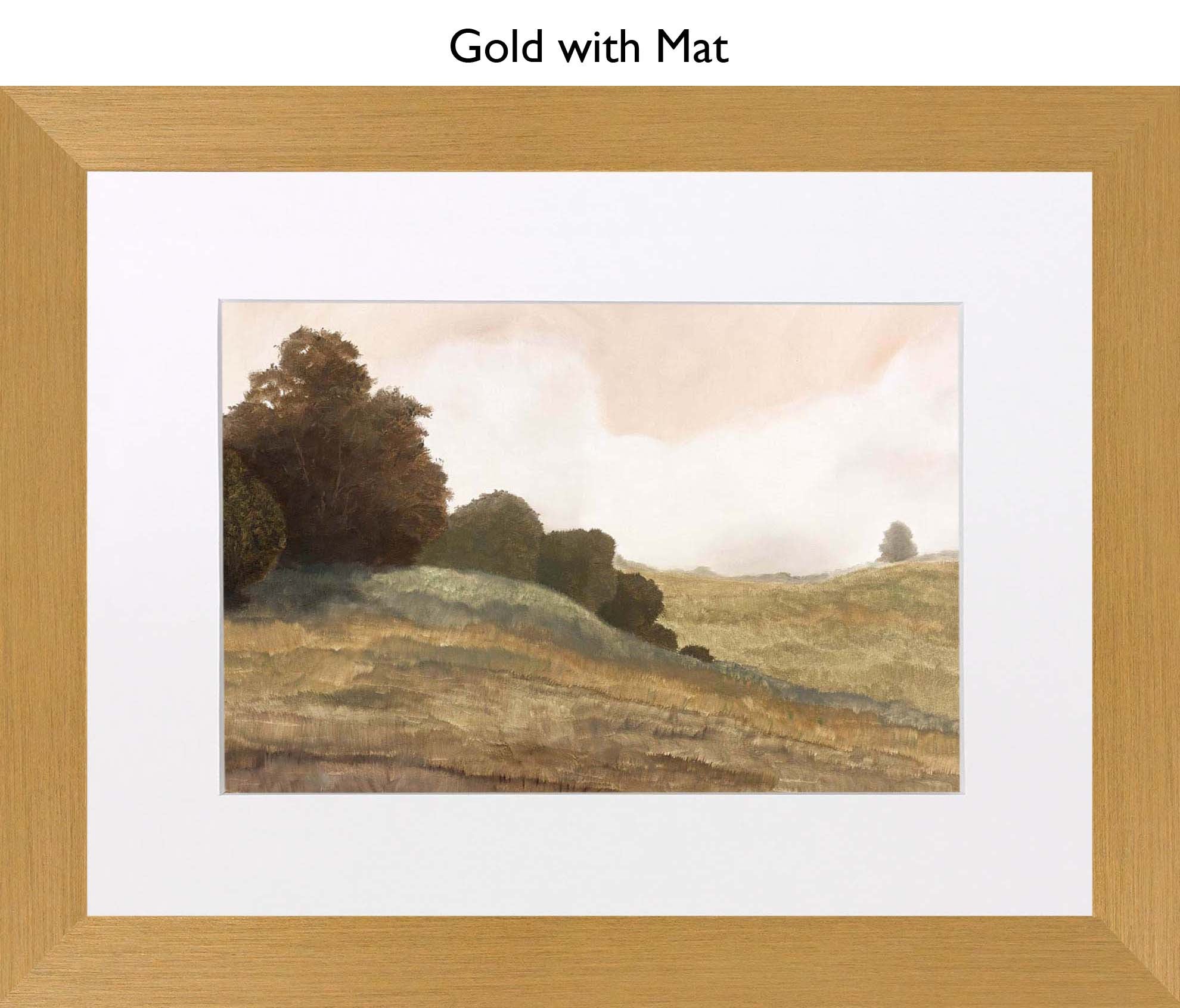Gold With Mat