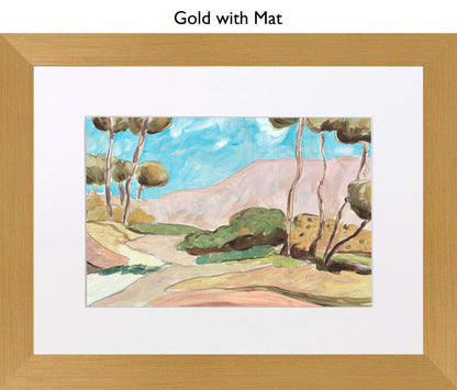 Gold With Mat