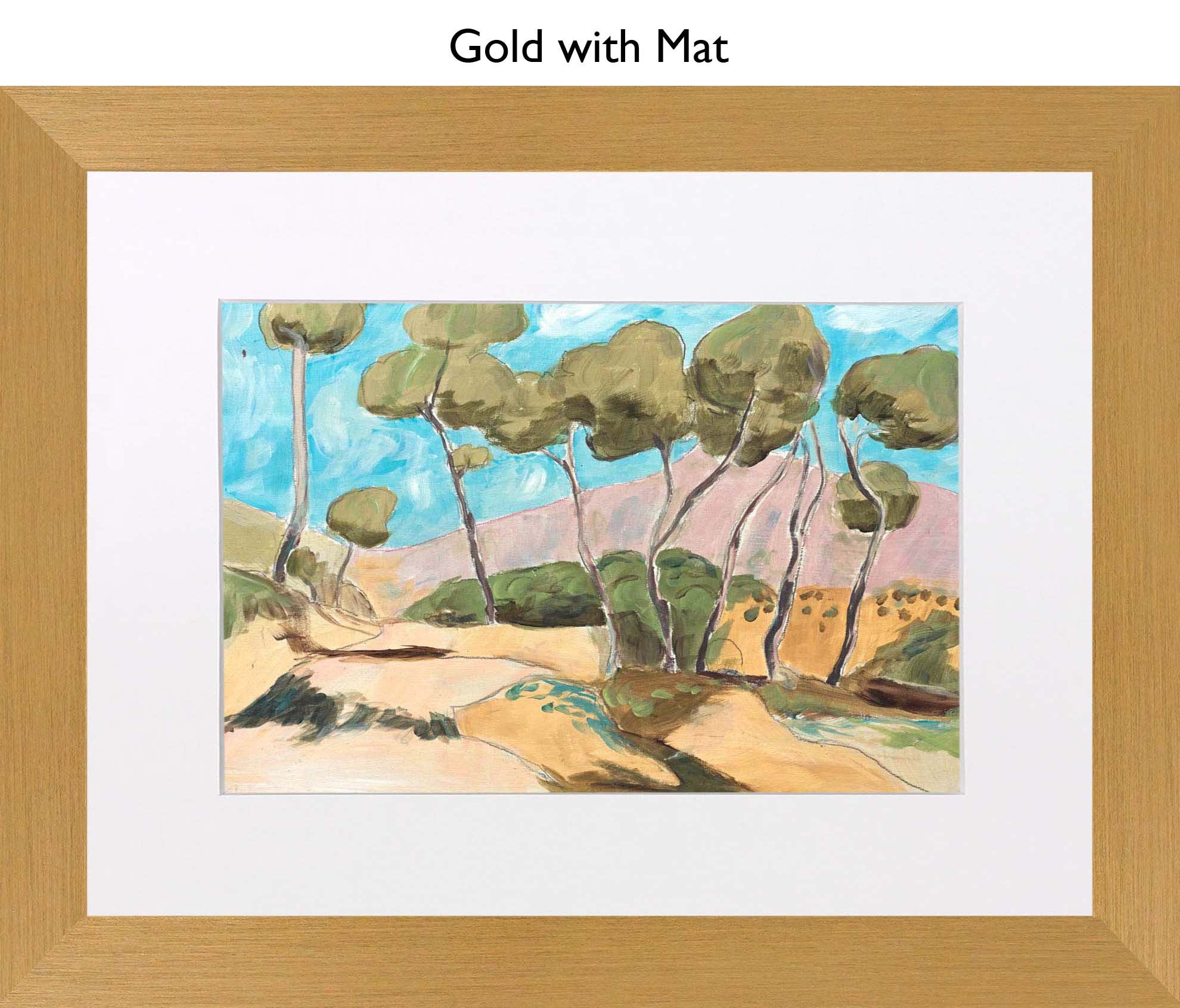 Gold With Mat