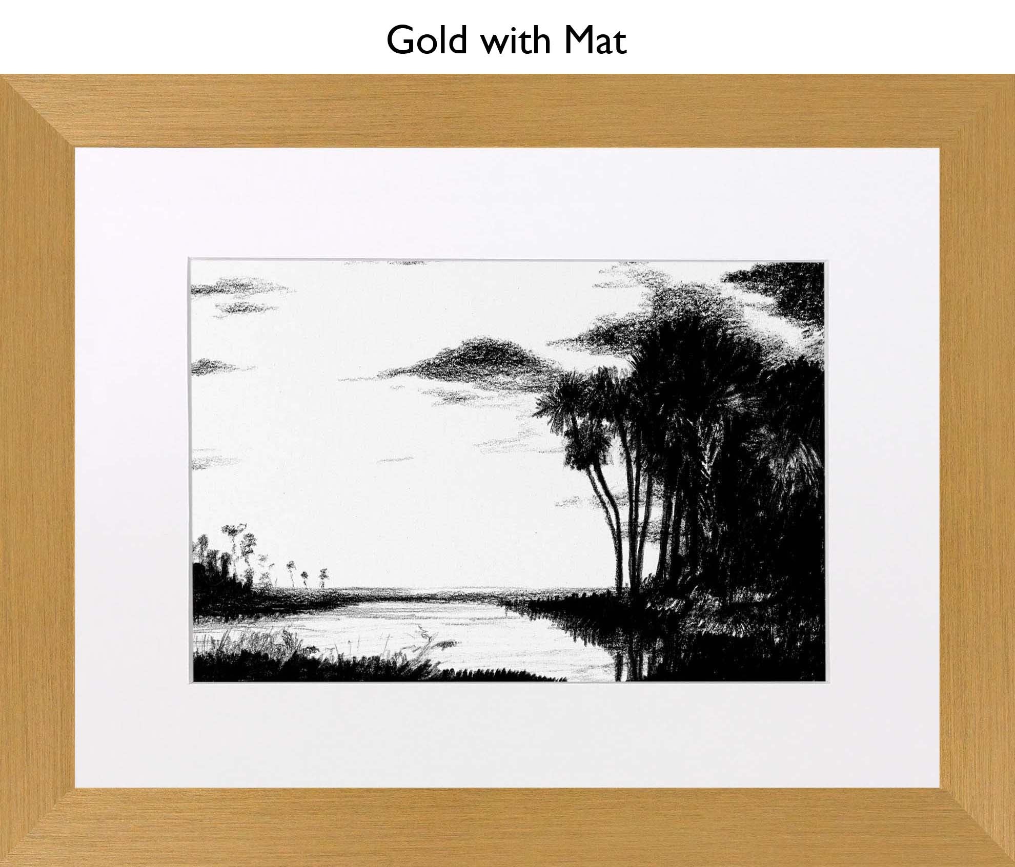 Gold With Mat
