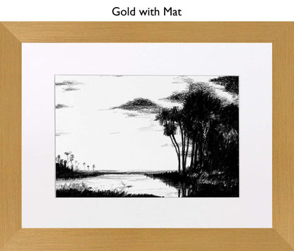 Gold With Mat