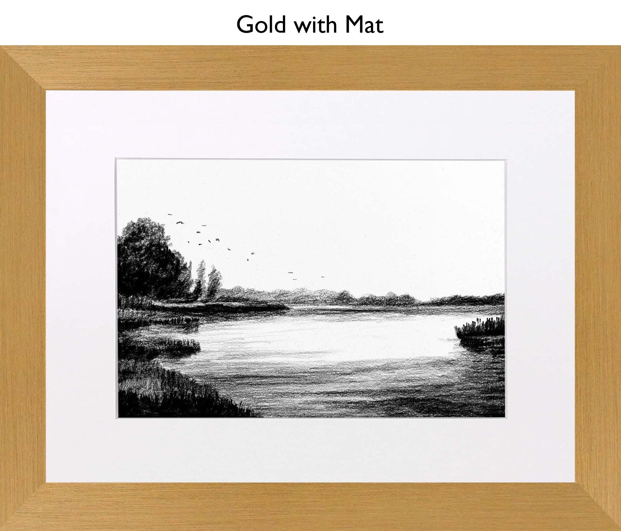 Gold With Mat