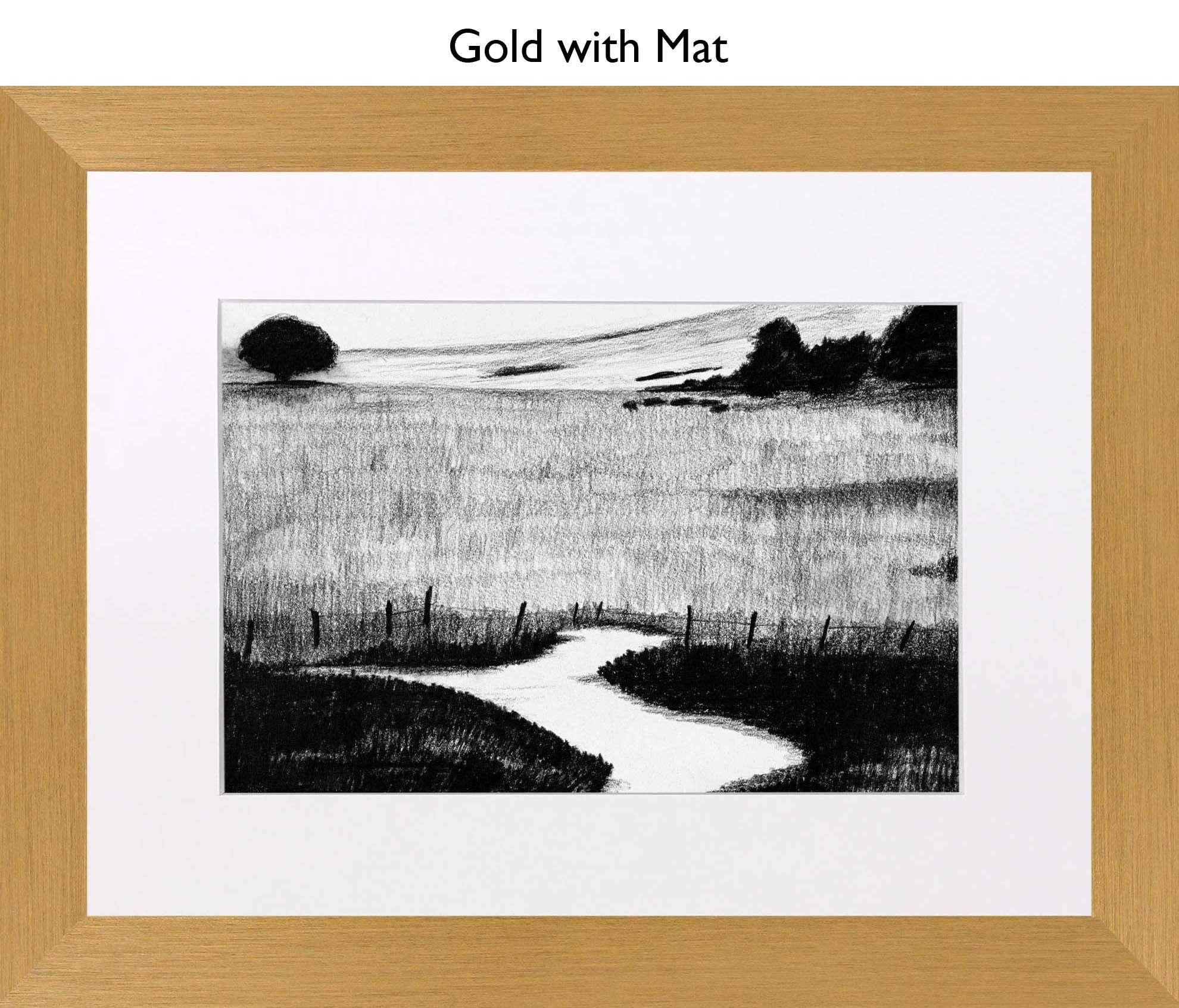 Gold With Mat