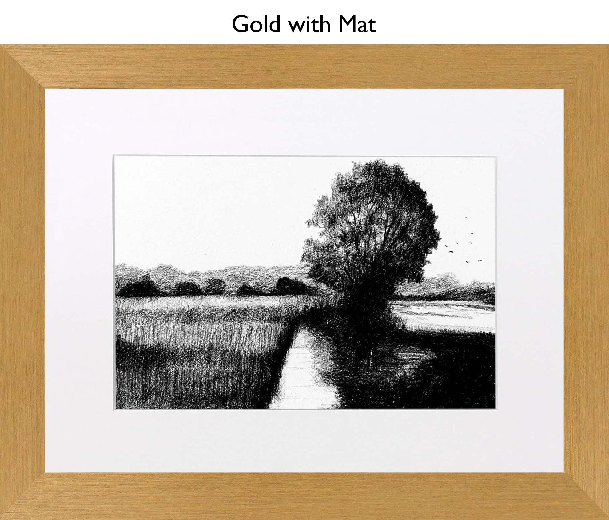 Gold With Mat