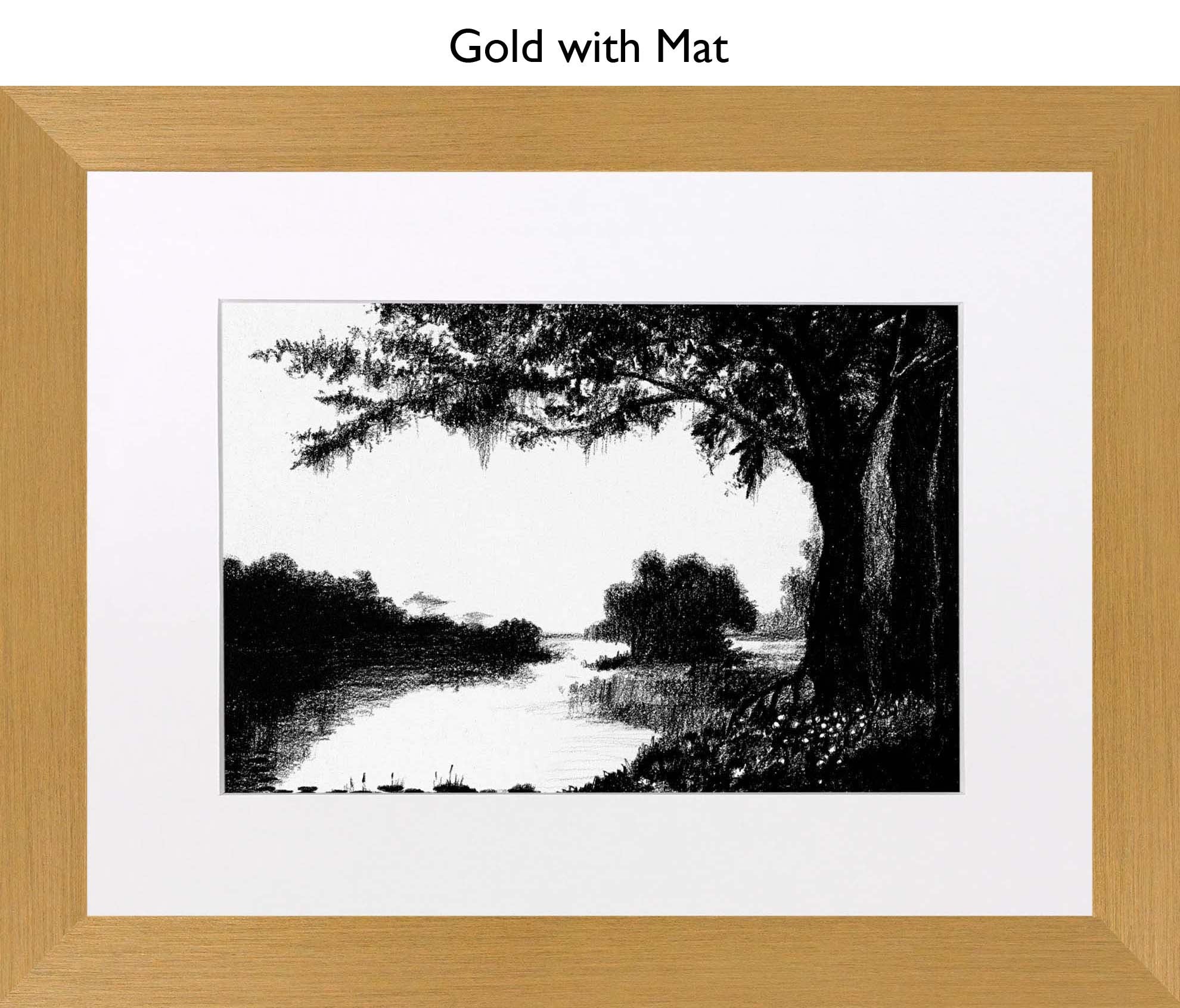 Gold With Mat