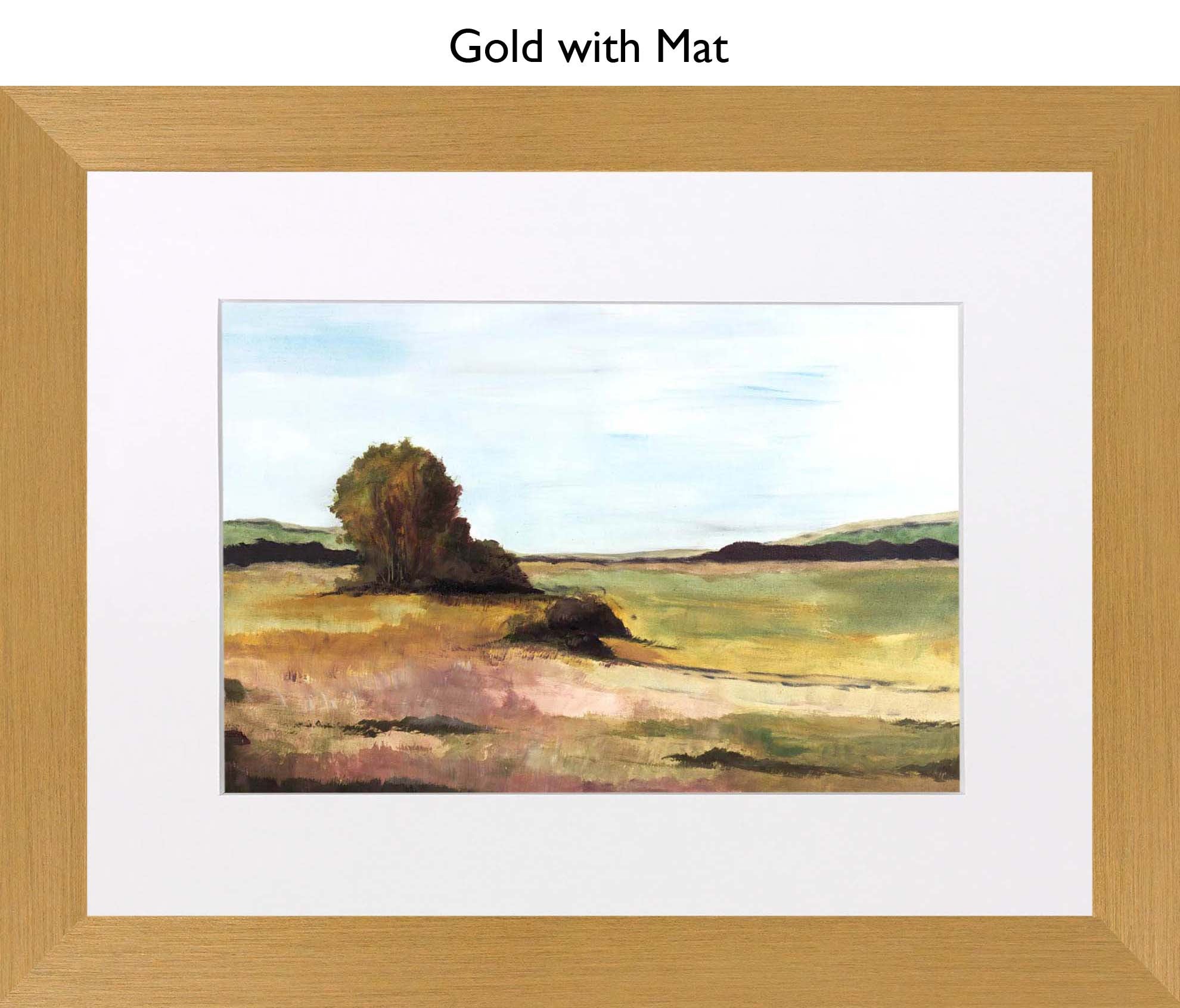 Gold With Mat