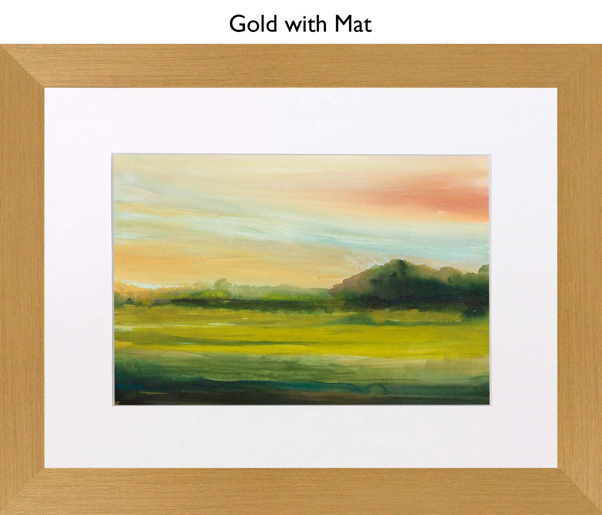 Gold With Mat