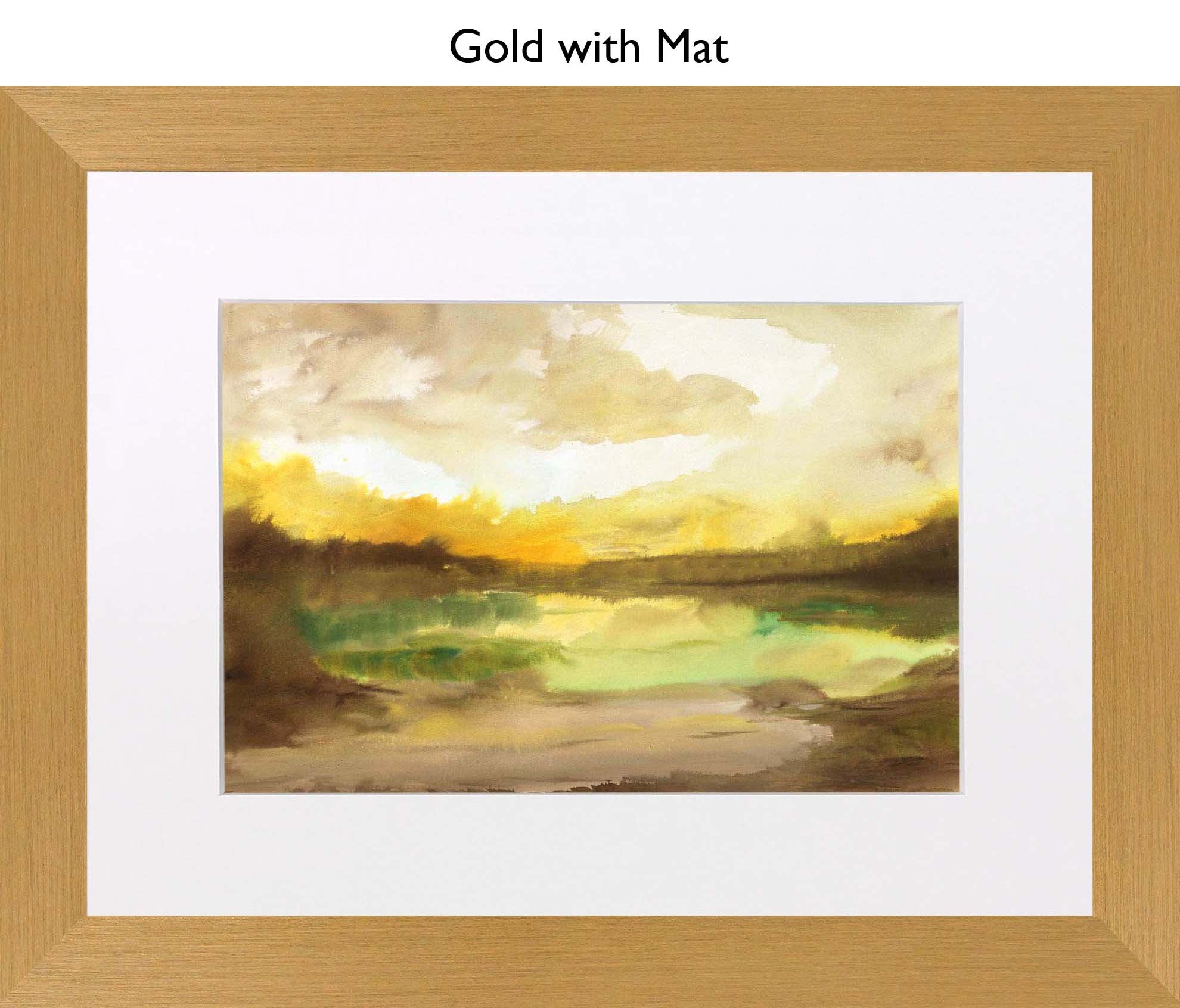 Gold With Mat