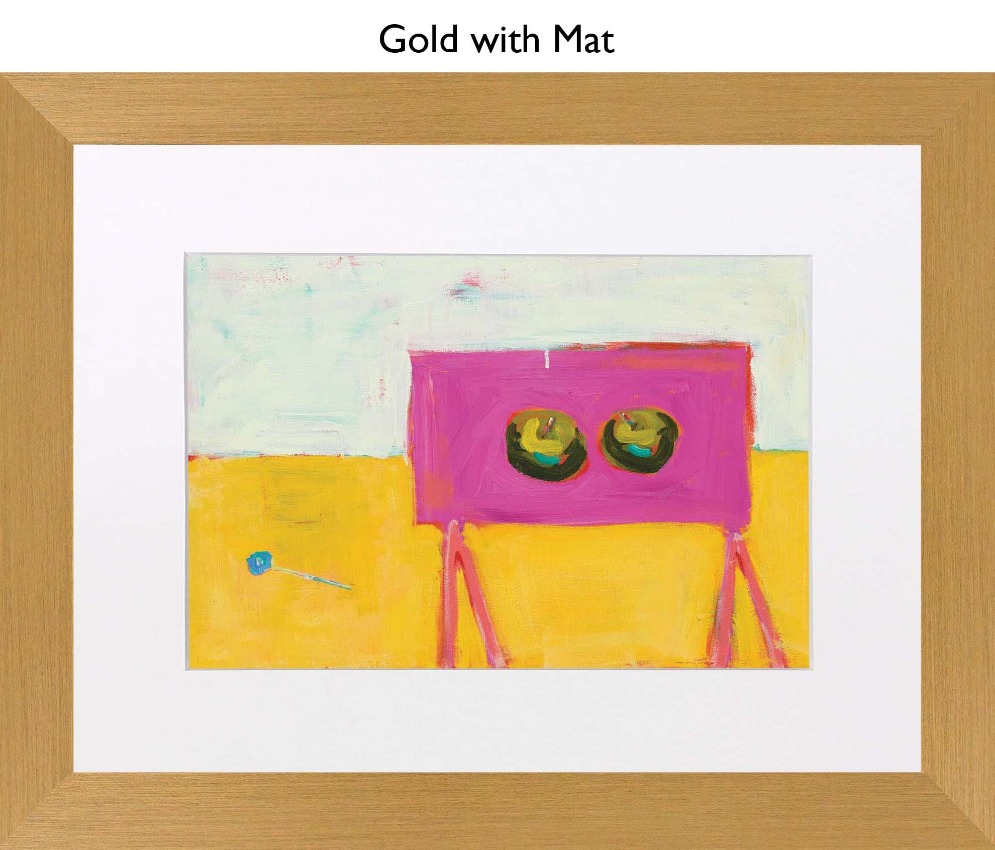 Gold With Mat