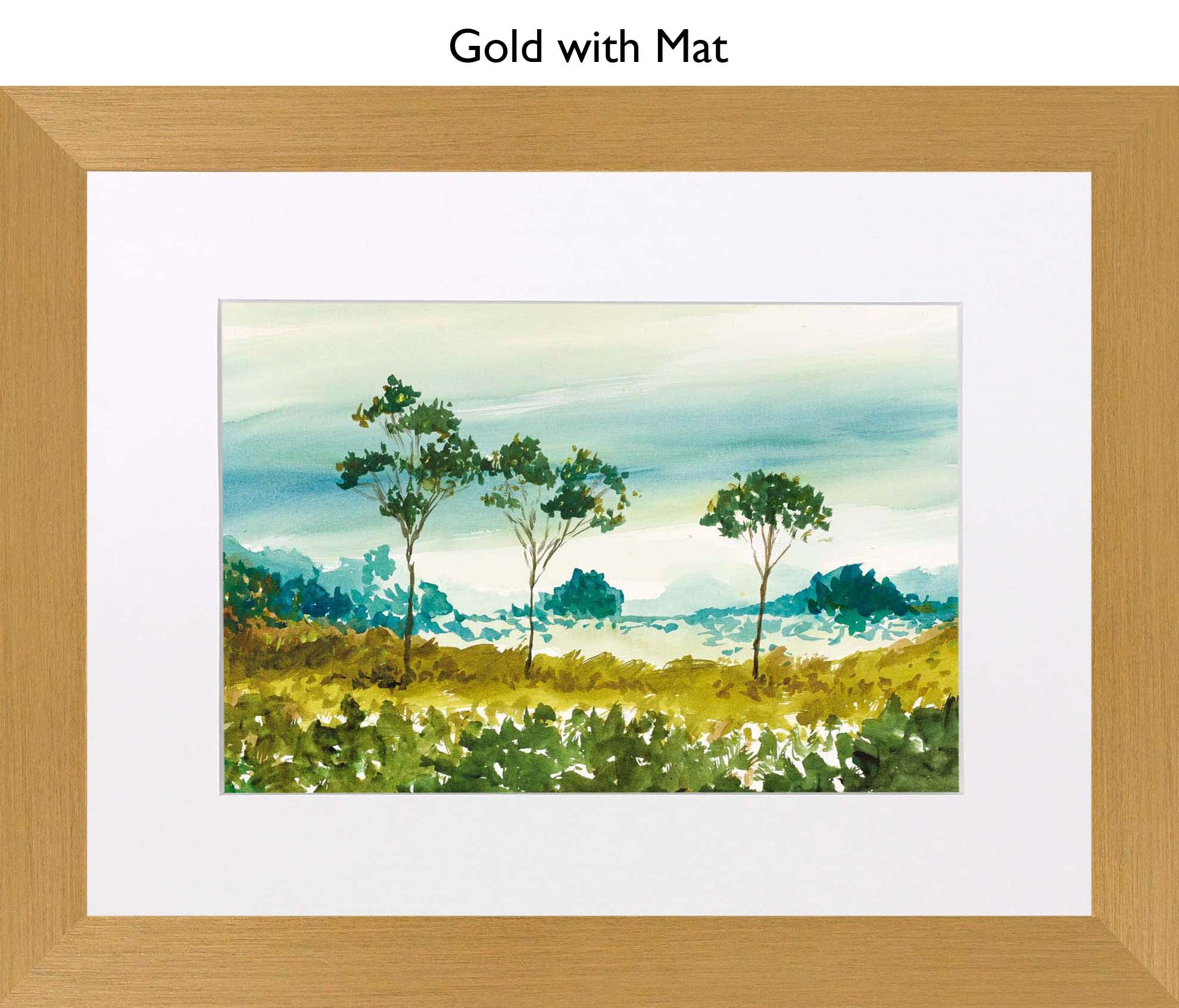 Gold With Mat