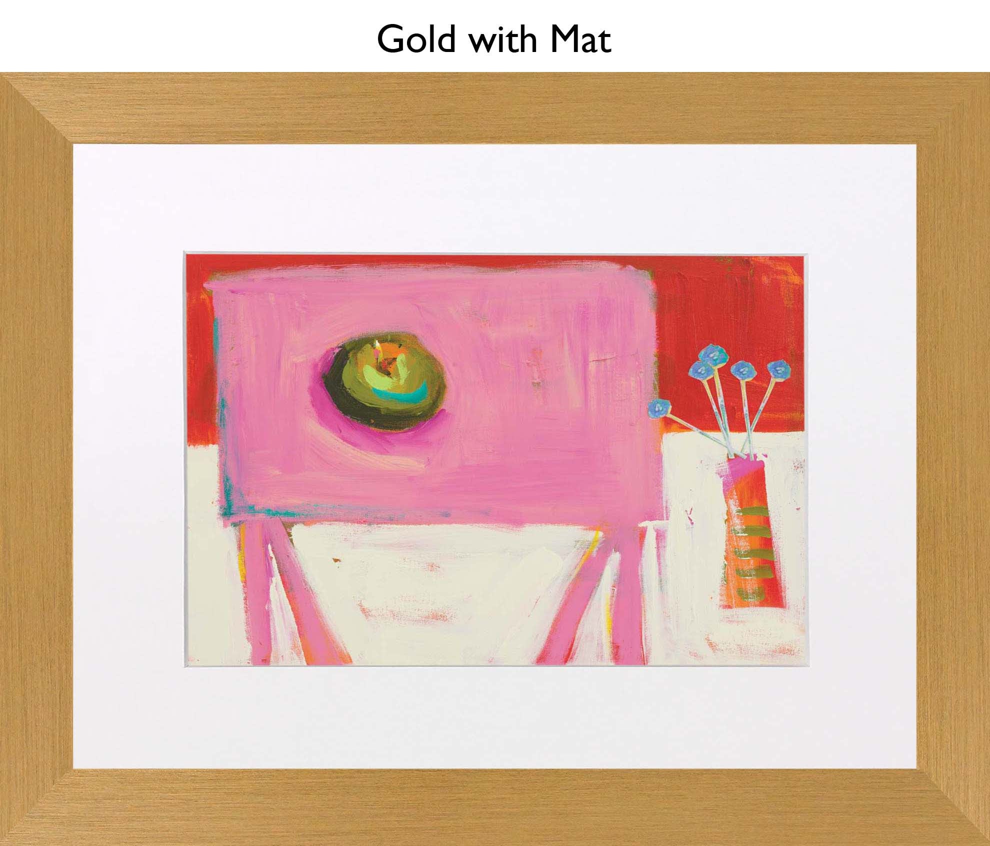 Gold With Mat
