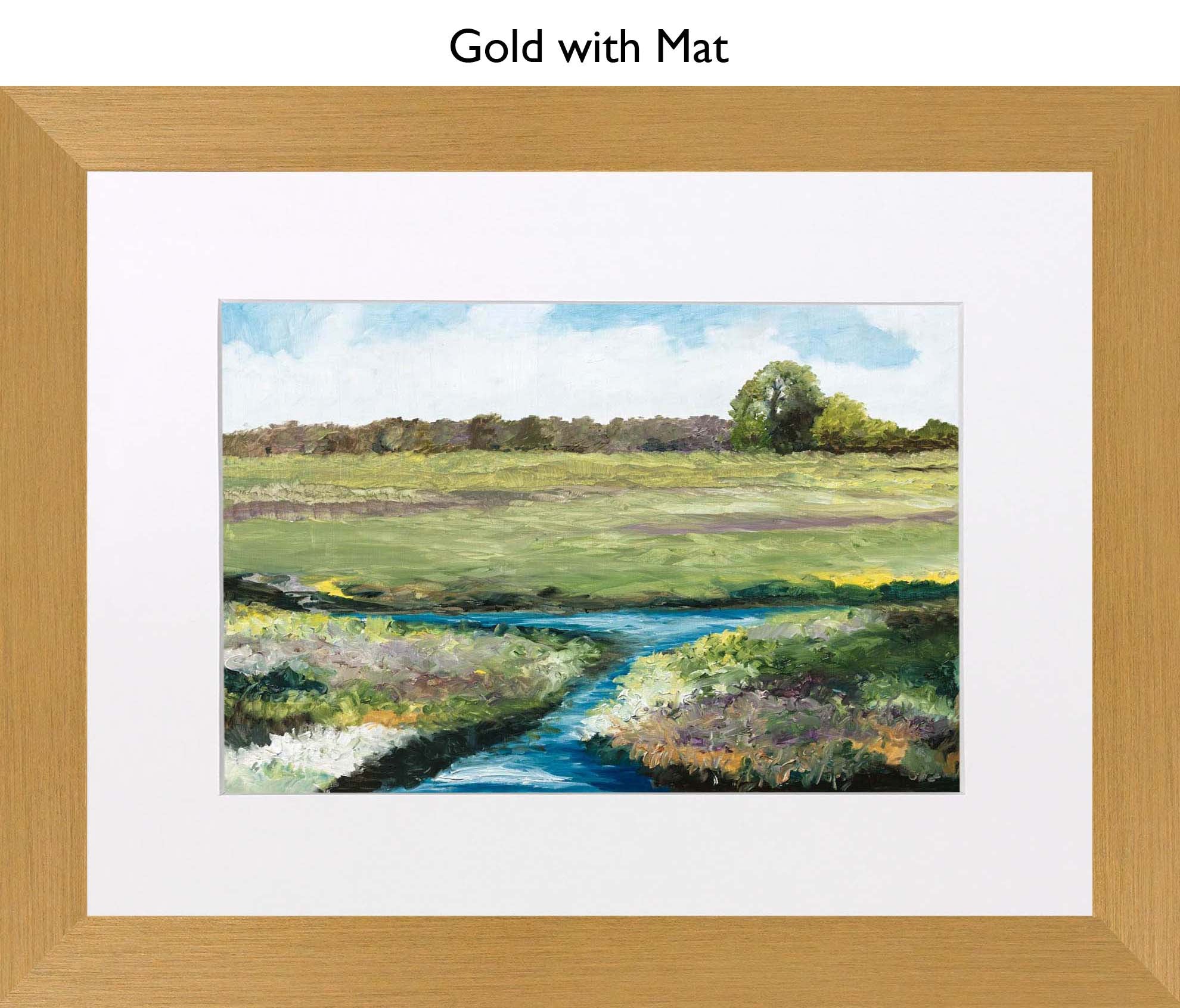 Gold With Mat
