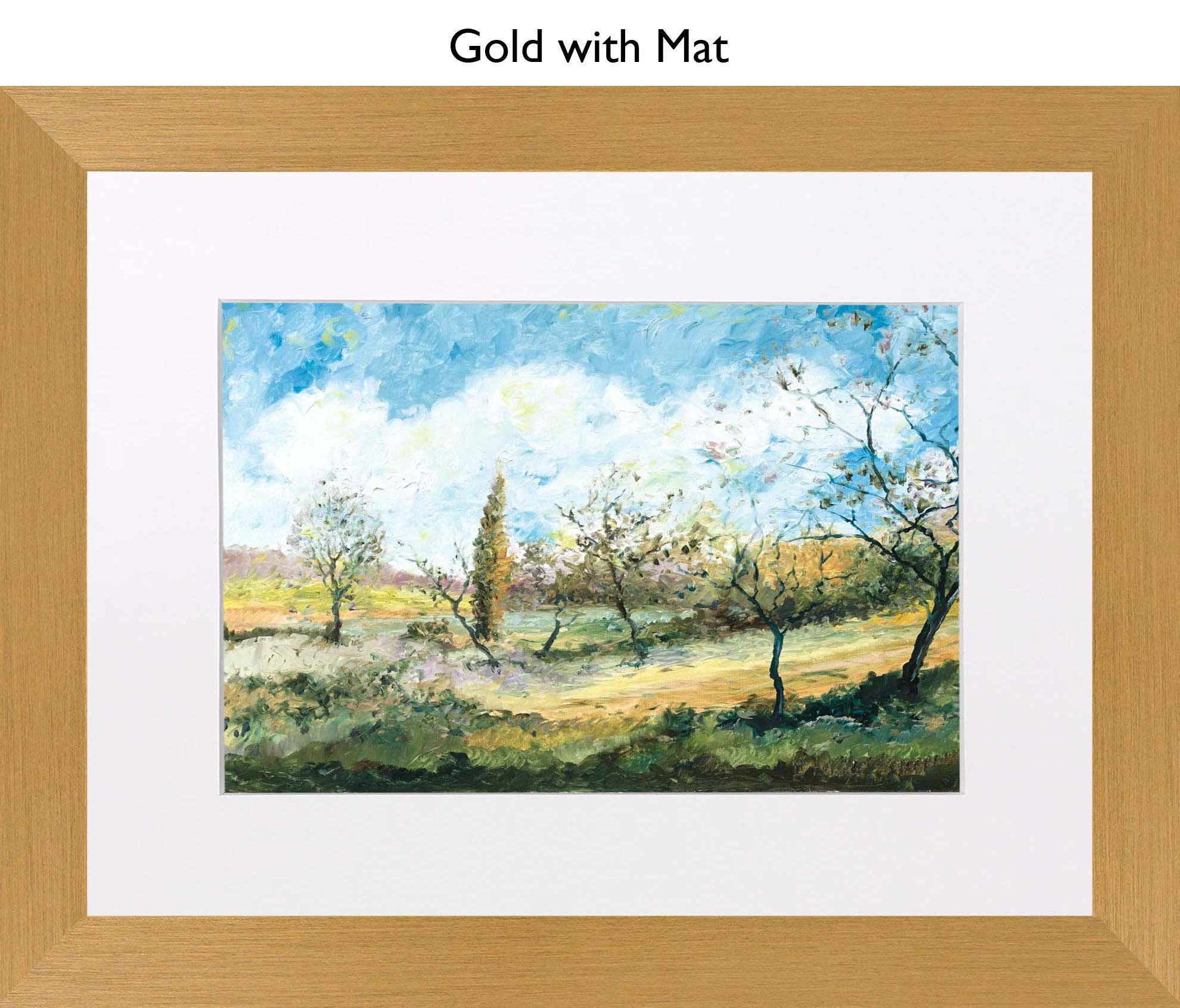 Gold With Mat