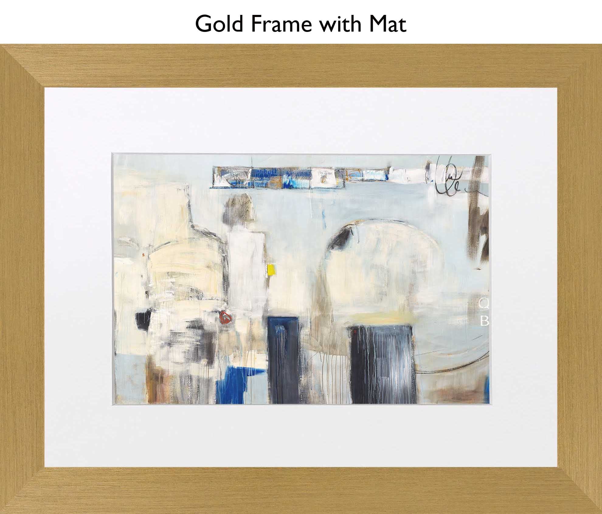Gold Frame With Mat