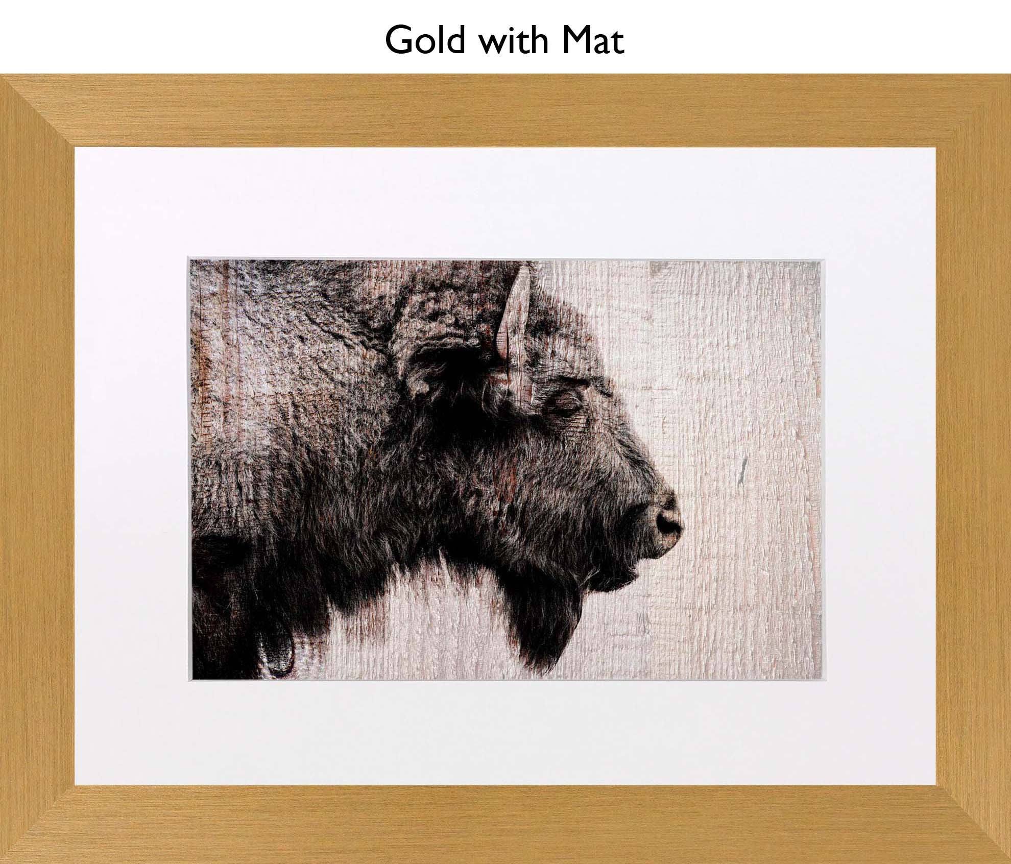 Gold With Mat